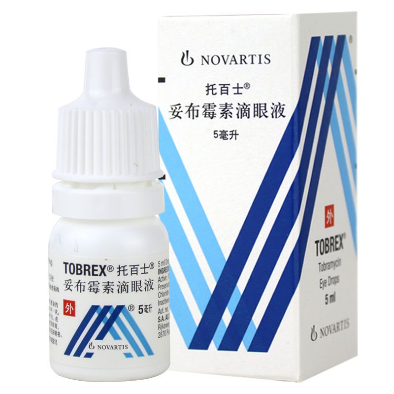 托百士 妥布霉素滴眼液 5ml/盒 适用于外眼及附属器敏感菌株感染的