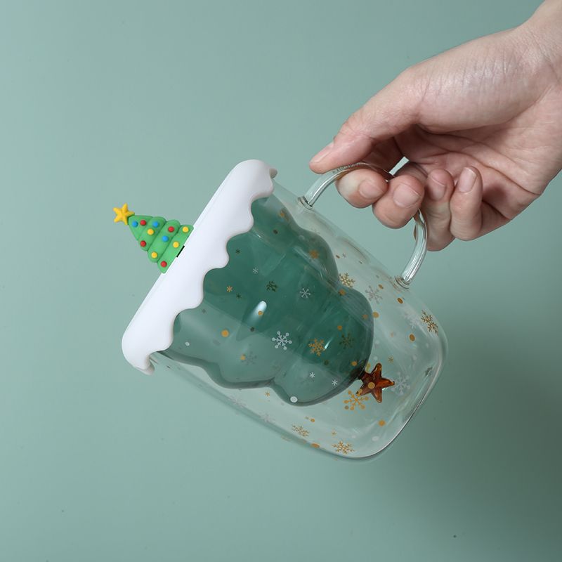 网红积雪杯盖加厚食品级环保硅胶杯盖创意马克杯水杯子防尘盖通用