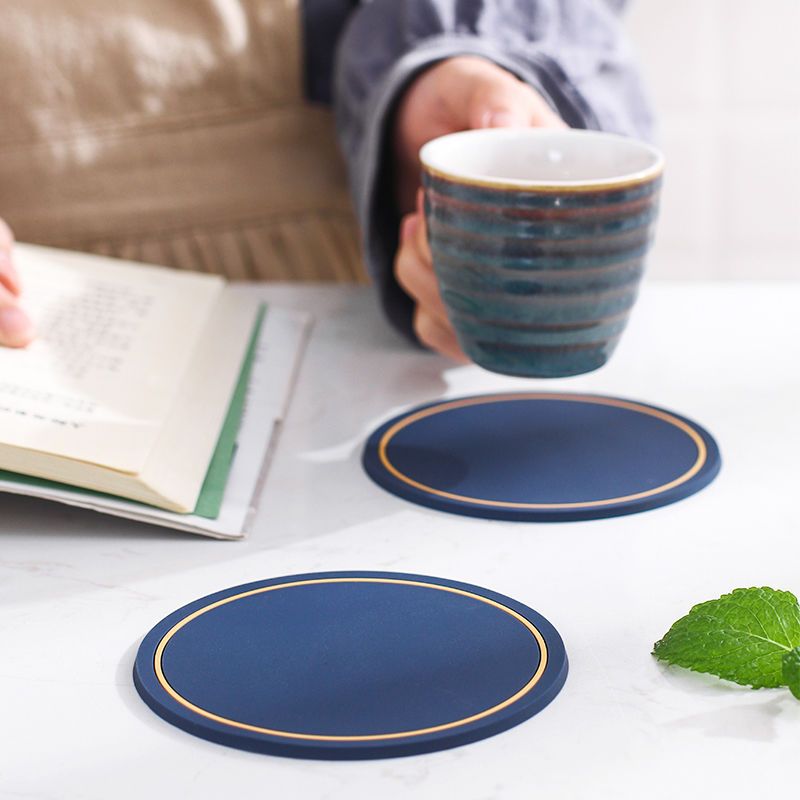 Creative coaster vase pad non slip waterproof dining table heat insulation pad bowl pad plate pad household dining pad Nordic style coaster
