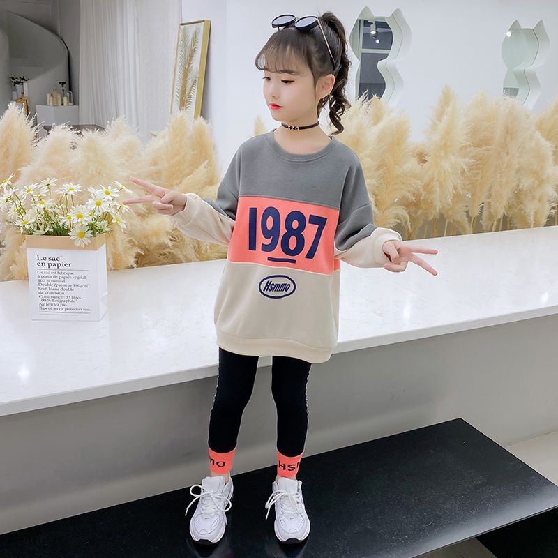 54284-女童秋装套装2020新款网红洋气儿童秋季中大童女孩春秋时髦两件套-详情图