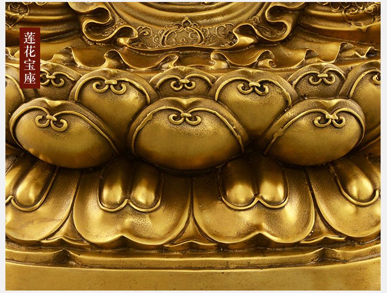 Amitabha Standing Statue detail 11