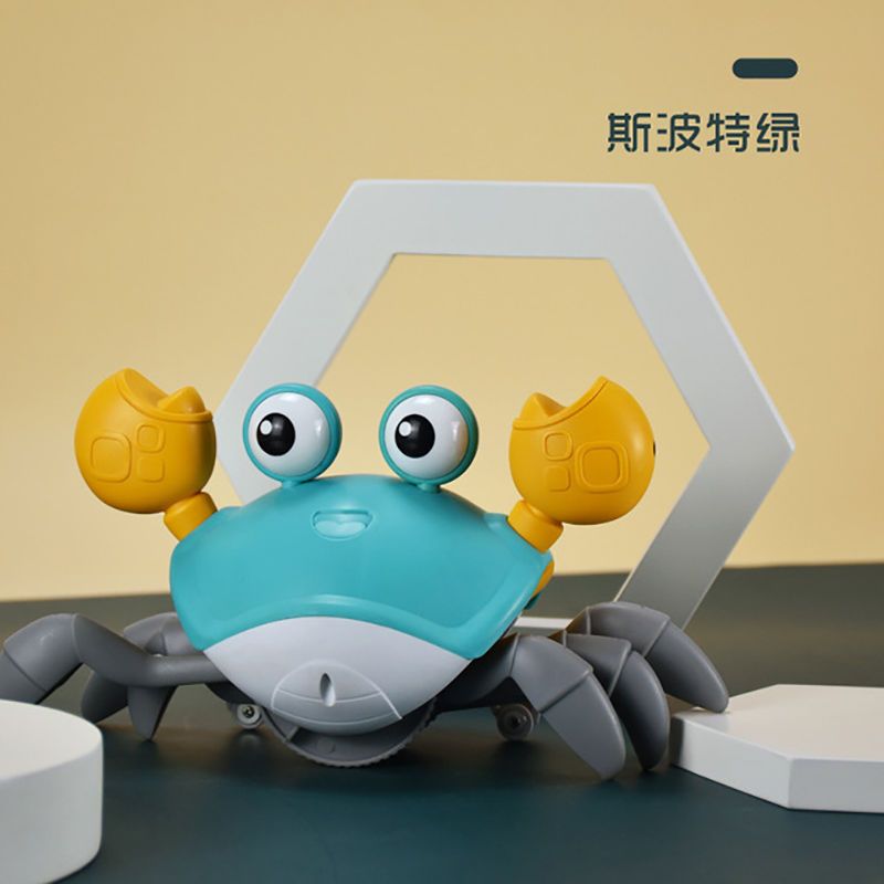 88589-儿童玩具电动感应螃蟹玩具女孩生日礼物男动物模型仿真玩具3到6岁-详情图