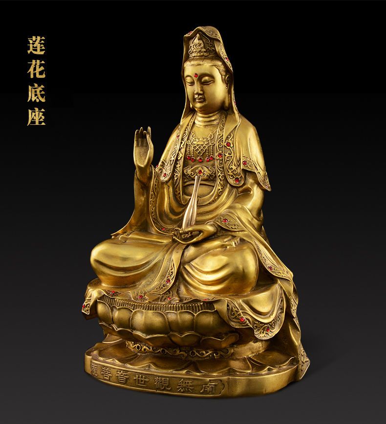 Amitabha Standing Statue detail 5