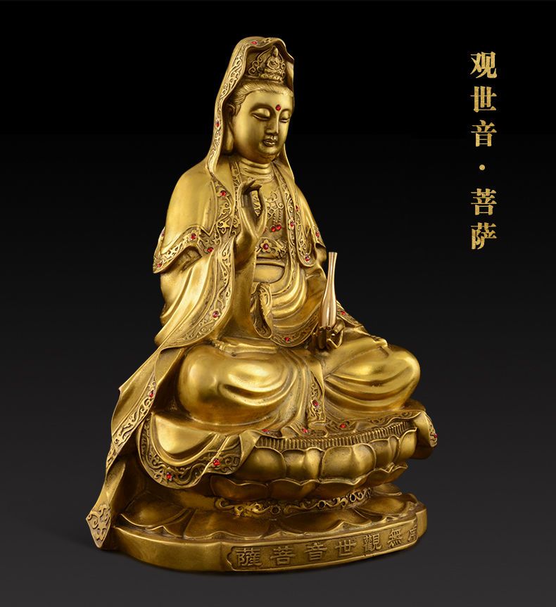 Amitabha Standing Statue detail 6