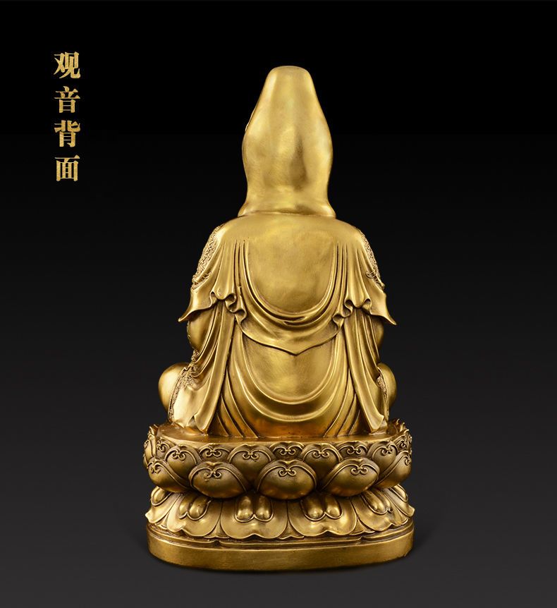 Amitabha Standing Statue detail 3