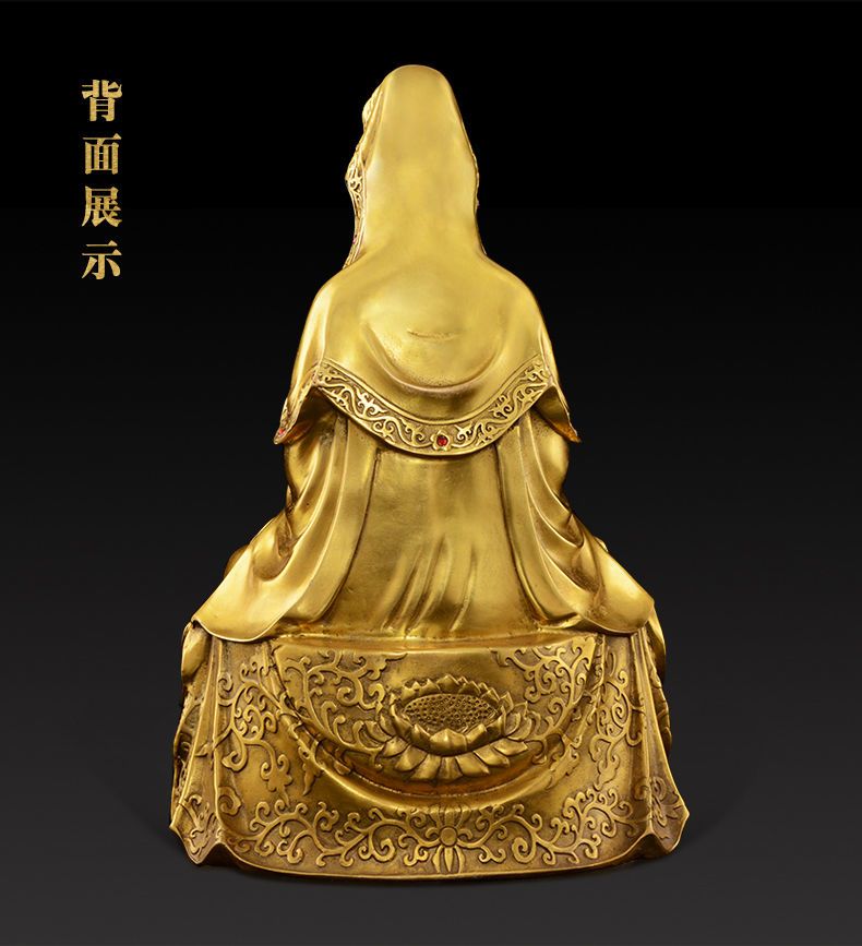 Amitabha Standing Statue detail 7