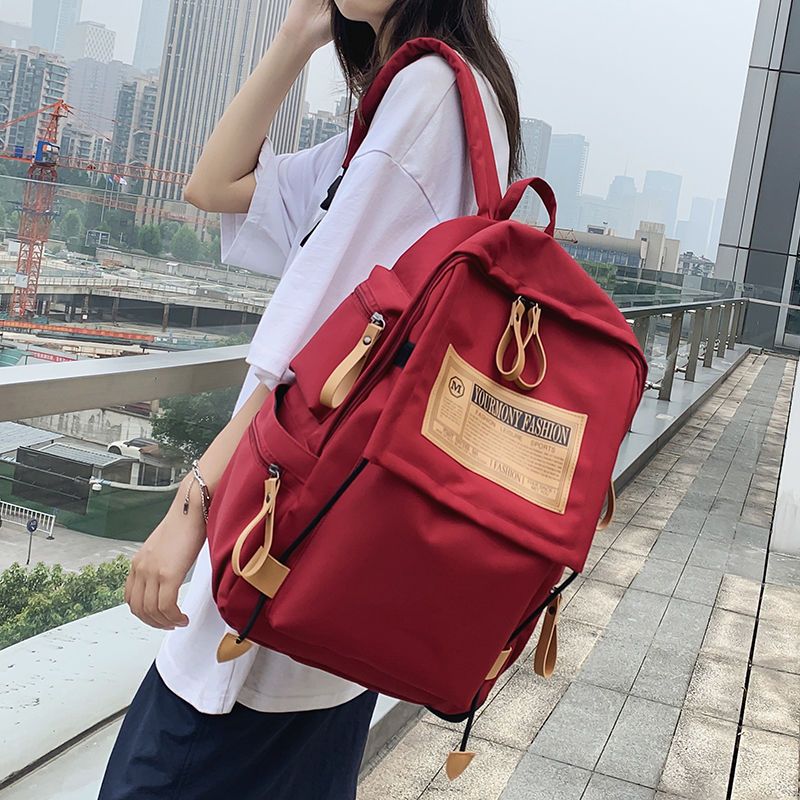 書包女ins森系百搭初中生高中生大容量背包2023新款大學校園簡約