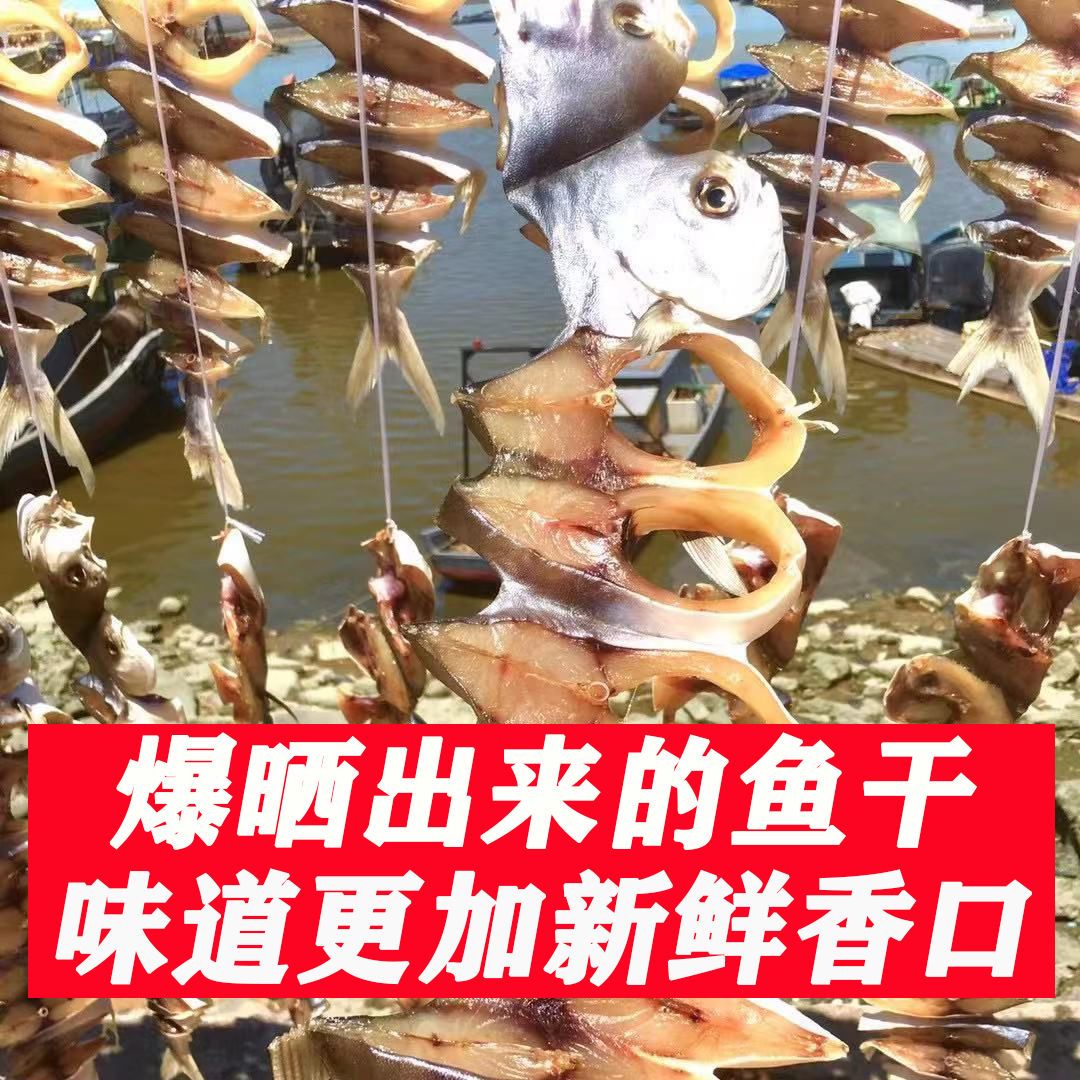 79083-湛江特产金鲳鱼干新鲜野生深海淡晒鲳鱼干货海鲜昌鱼肉腌制咸鱼干-详情图