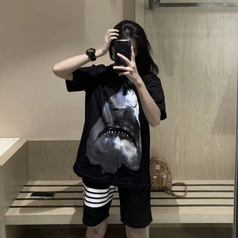 Shorts women's summer loose striped four bars loose men and women couple sports five-point pants casual pants shorts summer