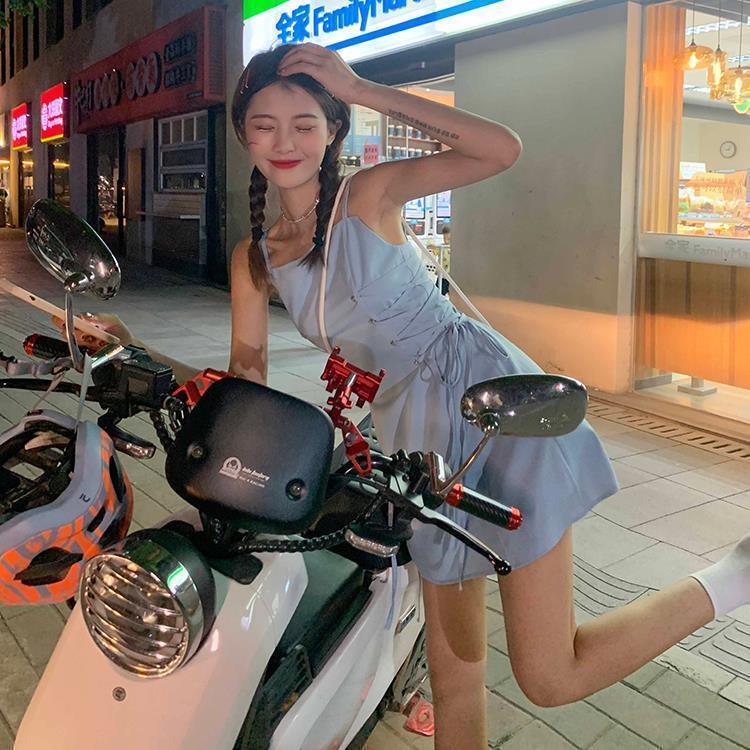 Summer two-piece Korean version 2022 new design sweet and cool suit short loose short-sleeved small suit women's suit