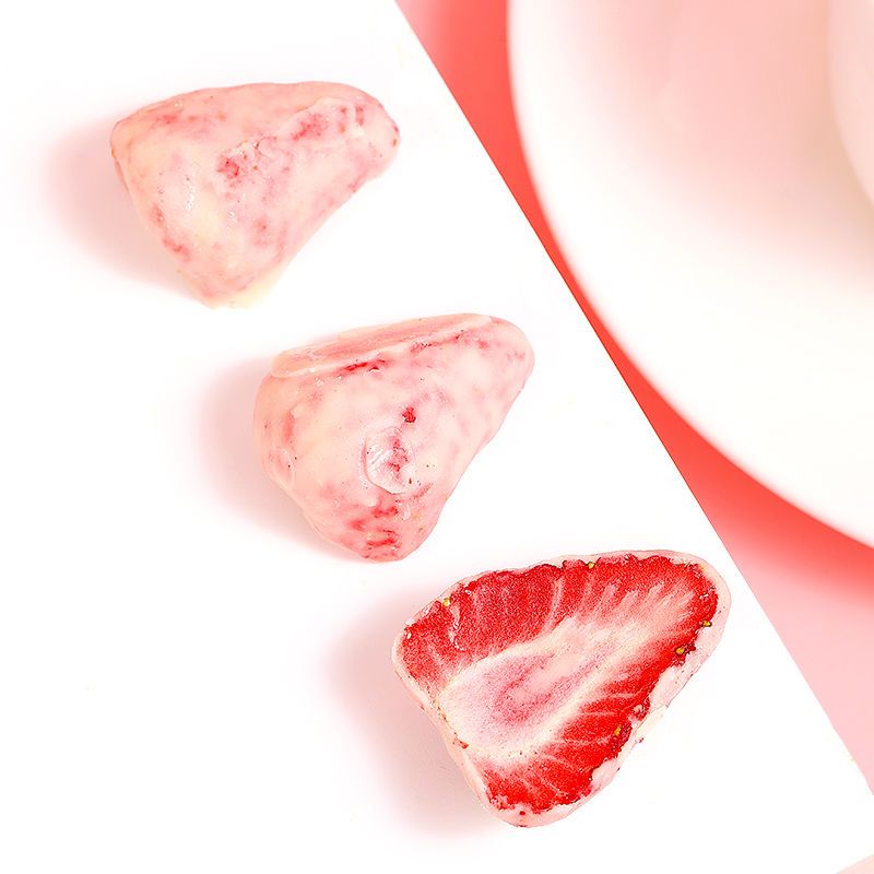 54272-【1】冻干草莓网红零食酸奶快休闲小吃批发食品孕妇水果冻干整箱-详情图