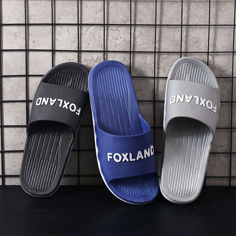Slippers men's 2021 new home home non-slip outerwear trend indoor soft bottom casual sandals and slippers summer