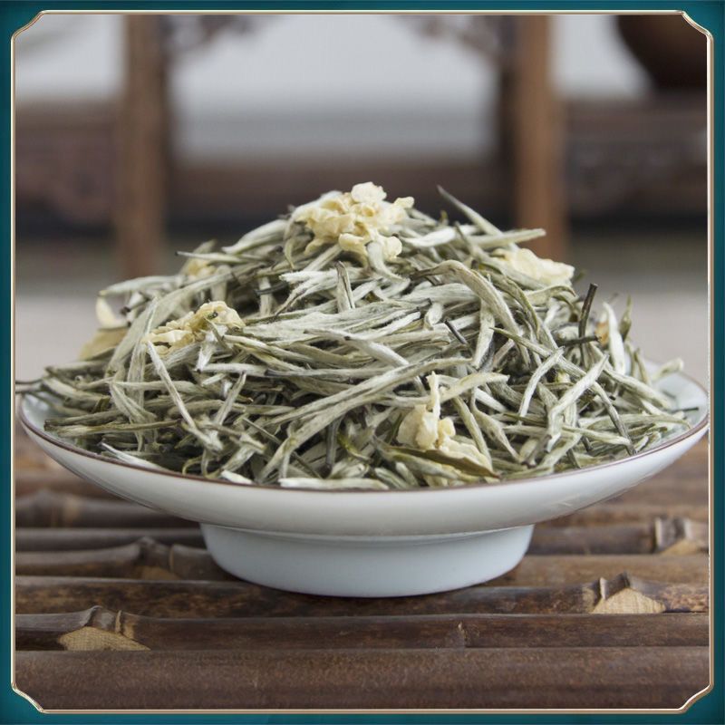 54142-特级茉莉龙毫2021广西横县新茶浓香茉莉花茶叶大白毫毛尖袋装500g-详情图