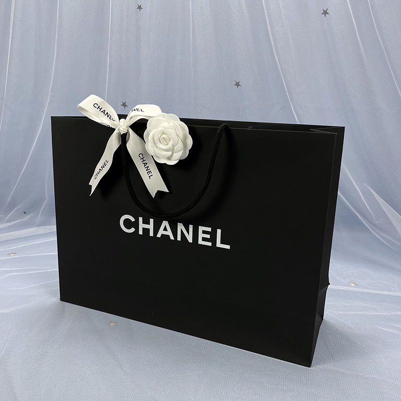 chanel香奈儿原版纸袋鞋包盒衣服围巾礼盒饰品包装手提袋礼品袋子