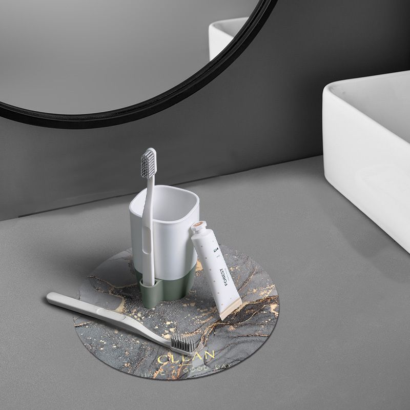 硅藻泥杯垫ins吸水垫水杯家用防滑洗手台洗漱垫子速干隔热茶杯垫