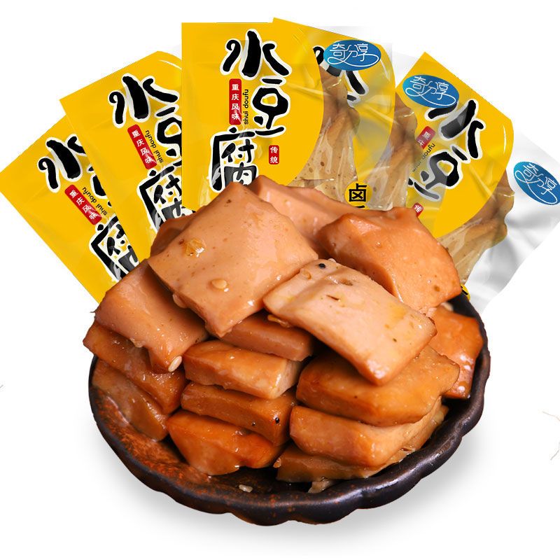 57710-重庆特产网红小吃奇爽小包装零食豆干豆腐干不加鸡精味精色素-详情图