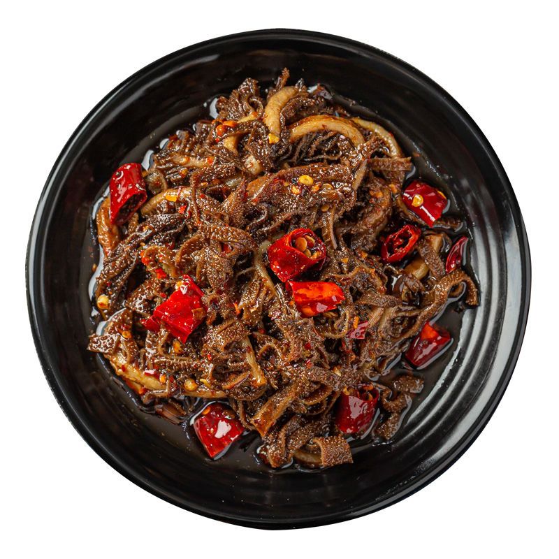 【1罐半斤】麻辣毛肚牛肚牛百叶四川火锅肉类熟食即食零食小吃