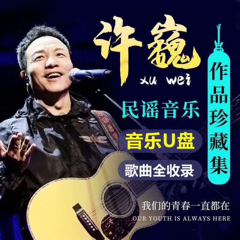 许巍歌曲全集u盘曾经的你/蓝莲花/像风一样自由等摇滚民谣音乐u盘