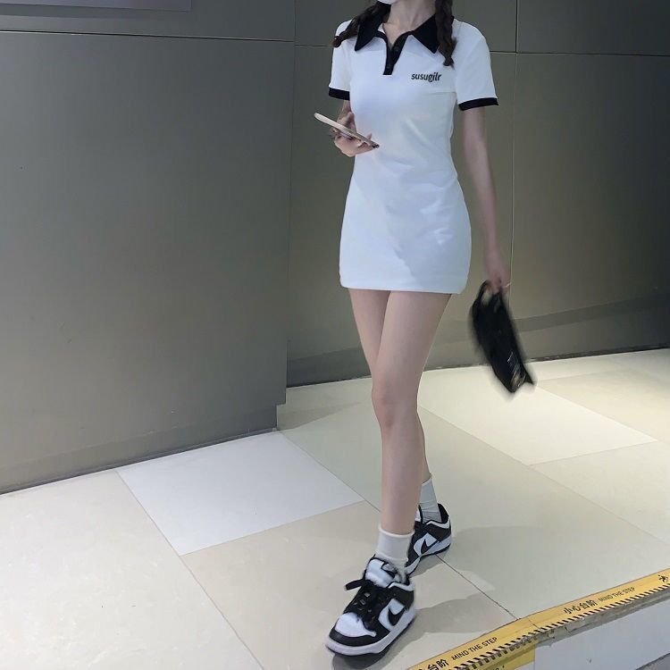 Summer dress 2023 new celebrity skirt women's white temperament can be salty and sweet, slim, thin and hip skirt