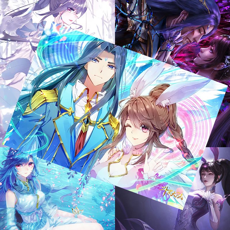 斗罗大陆海报新款神界传说唐三小舞漫画周边宿舍房间高清墙贴壁纸