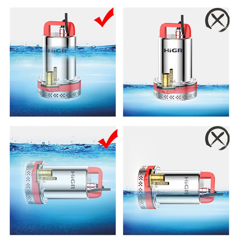 恒格尔直流潜水泵12V抽水机24V48V60V伏家用电瓶车小型农用抽水泵