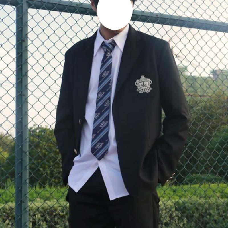 西服套装男2021新款【圣火学院】JK女款西服直筒长裤白衬衫四件套