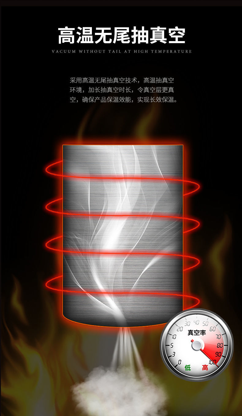  NRMEI焖烧杯316不锈钢超长保温饭盒桶多功能焖烧壶罐便捷焖粥神器