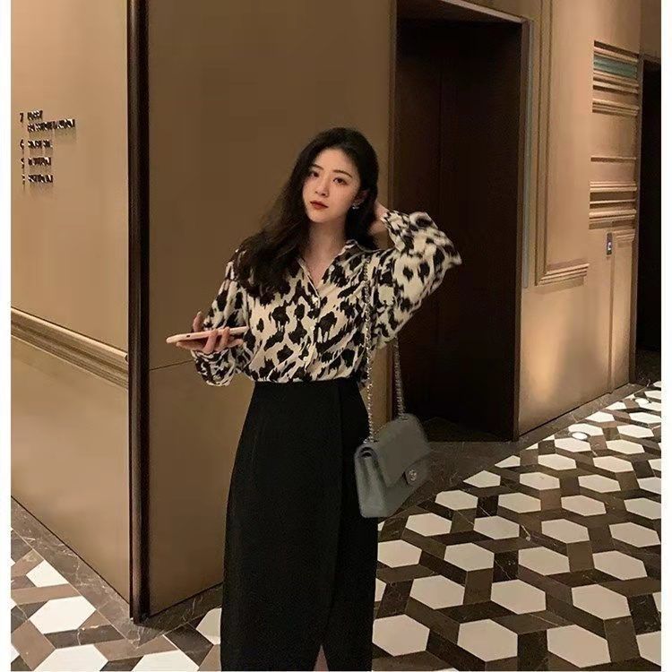 Plus-size women's clothing  spring new fried street shirt fashion slim temperament royal sister style fat mm skirt suit