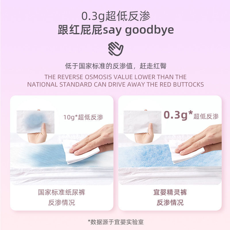 75886-宜婴精灵裤拉拉裤男女宝宝超薄透气干爽纸尿裤新生婴儿小内裤夏季-详情图