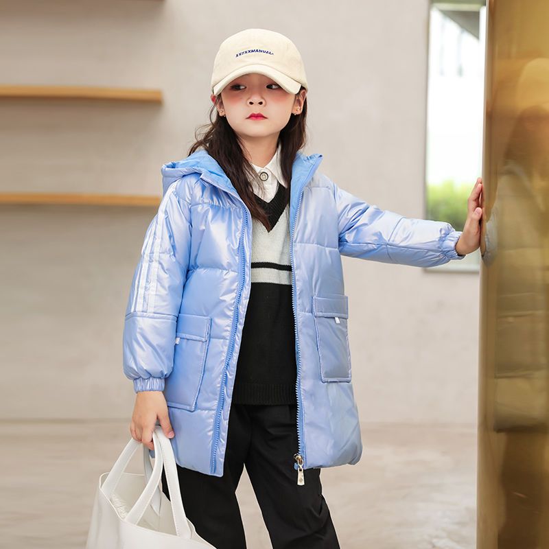 57760-新款儿童羽绒服中长款男女童白鸭绒外套加厚保暖亮面免洗连帽童装-详情图