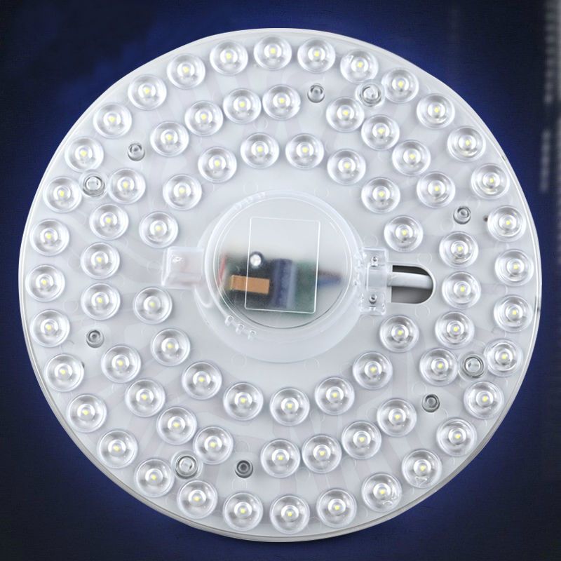 led吸顶灯节能超亮灯芯灯板光源模组方形圆形透镜磁铁吸附免打孔