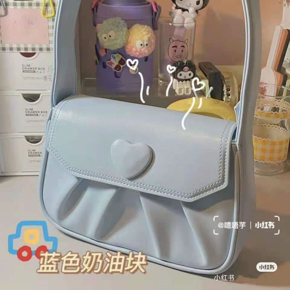 VANMALK海邊日記夏季灌湯包甜美腋下包馬卡龍hobo包ins單肩包女