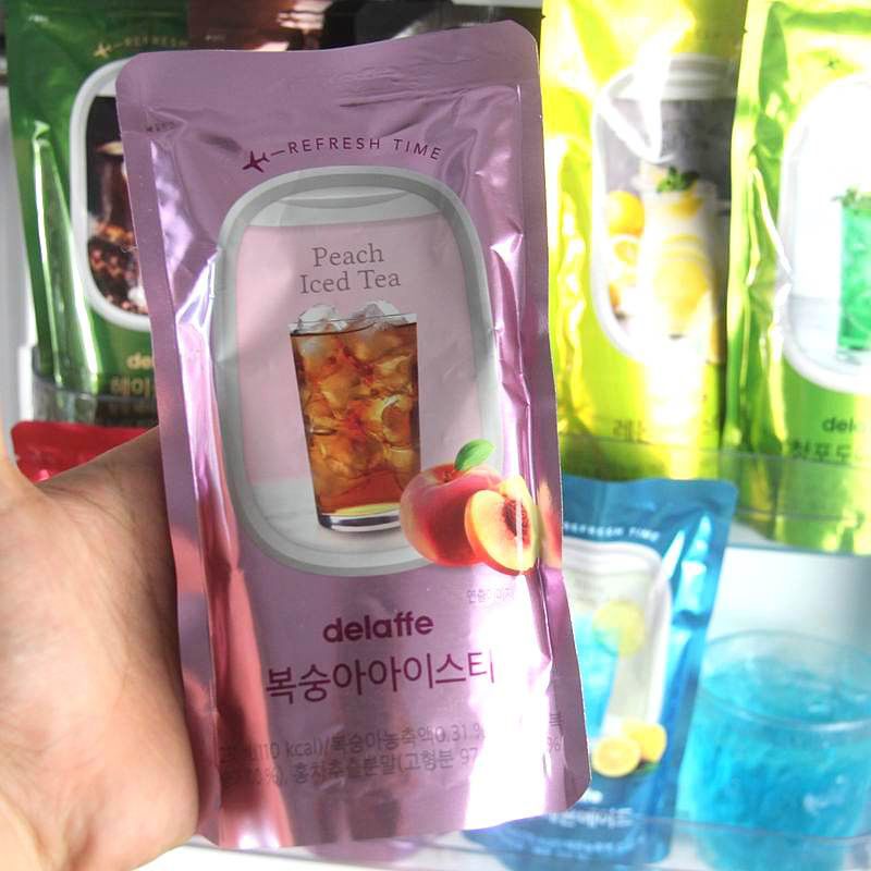 韩国进口cu便利店delaffe便携装夏季果味饮料榛子味美式咖啡饮品