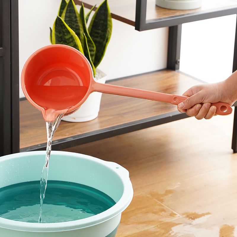 水勺浇花长柄塑料水舀洗头水勺厨房加厚水舀子水瓢婴儿童洗澡舀子