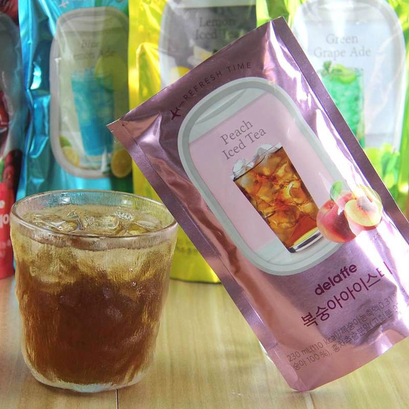 韩国进口cu便利店delaffe便携装夏季果味饮料榛子味美式咖啡饮品
