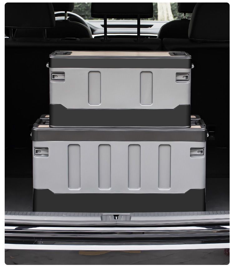 车载后备箱收纳箱多功能户外收纳盒大号折叠整理箱汽车杂物储物盒