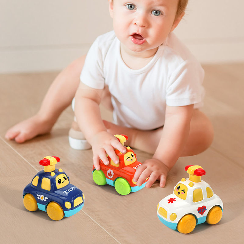 儿童惯性回力车4男孩按压小汽车益智3一6周岁半玩具宝宝1至2耐摔5