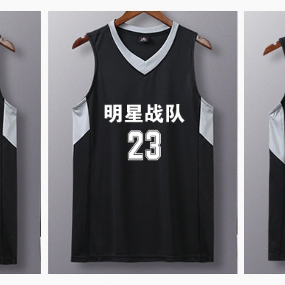 88740-篮球男篮球服男定制学生校园比赛个性训练球衣队服运动篮球服背心-详情图