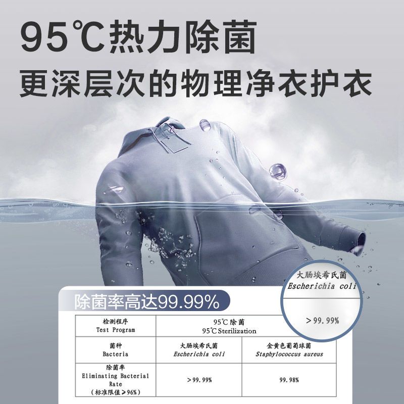 125900-TCL全自动滚筒洗衣机10公斤家用变频大容量静音超薄洗脱一体滚筒-详情图