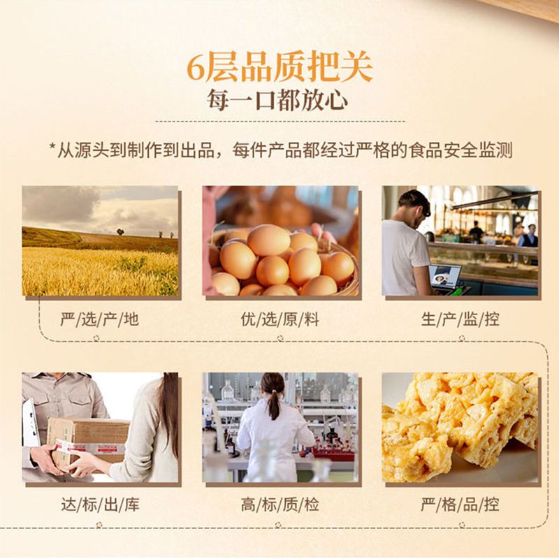 88894-徐福记沙琪玛休闲网红零食大礼包解馋小吃糕点心早餐批发160GX2包-详情图
