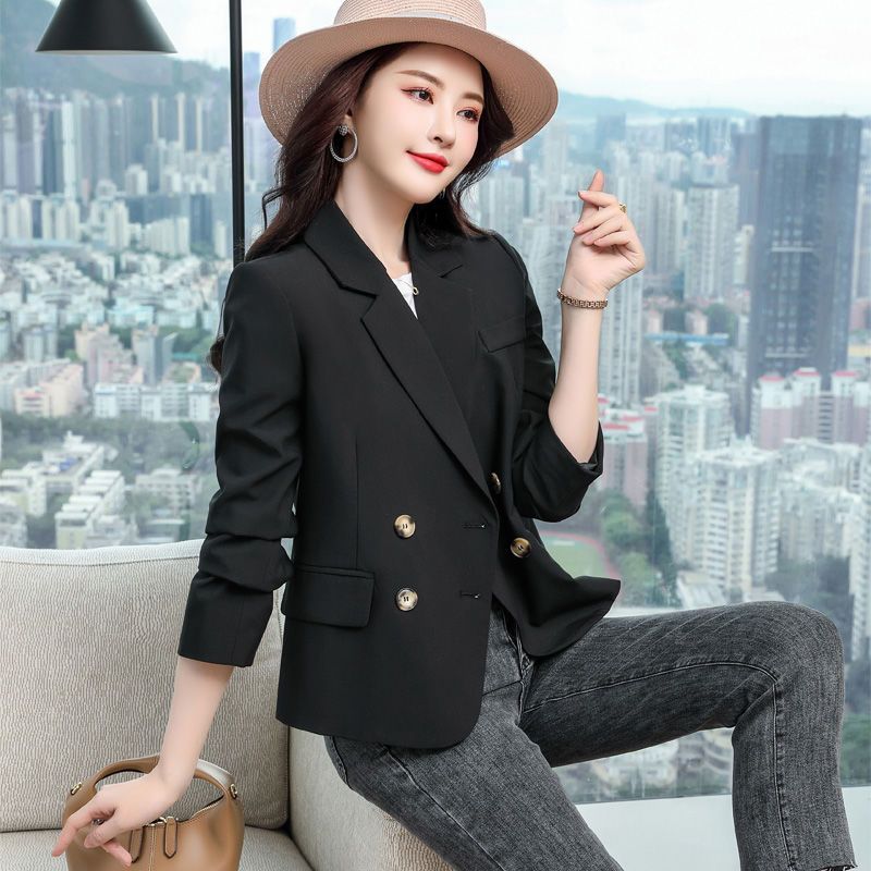 High-end deep-fried street suit jacket women's spring and autumn  new casual foreign style small fragrance celebrity style suit