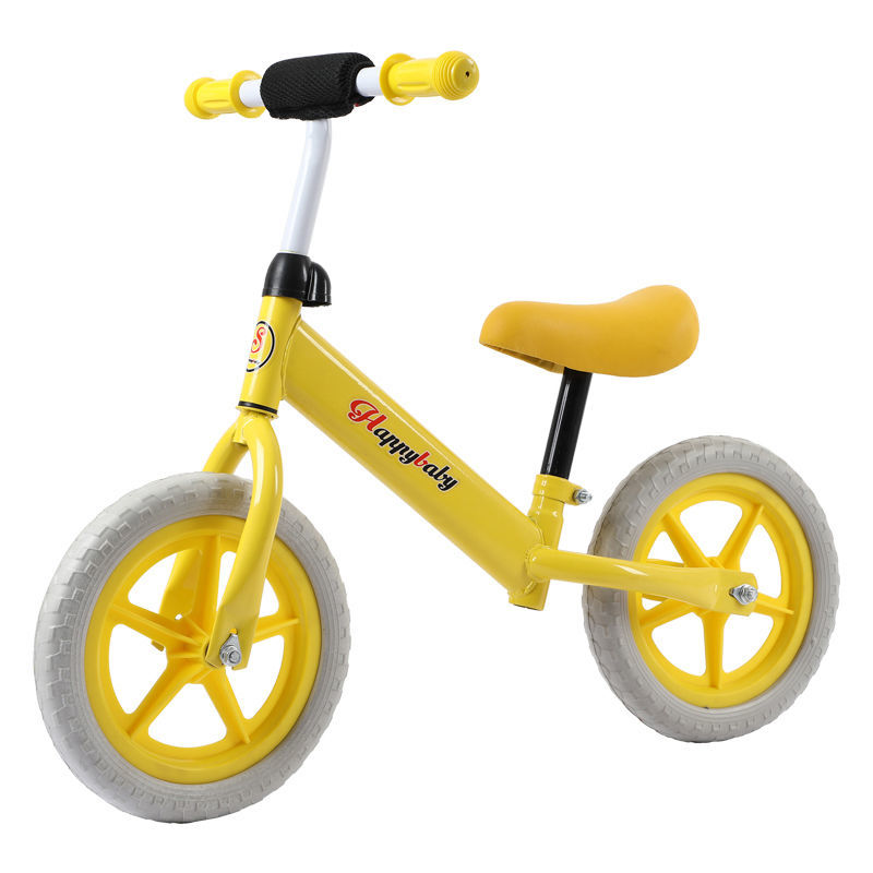 新款平衡车儿童3至6岁玩具幼儿大号滑步车12寸双轮小孩两轮脚踏车