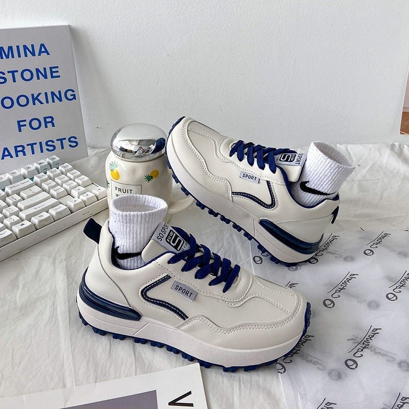 White Forrest Gump female sports shoes for female students Korean version versatile white shoes for women ins casual lightweight Hyuna trendy shoes