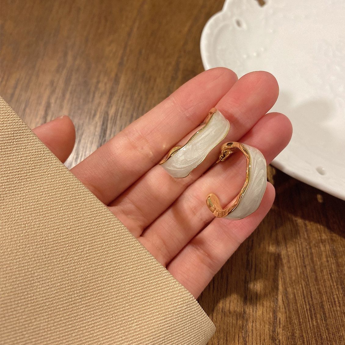 88588-耳钉冷淡风气质高级感女2021新款ins风轻奢耳饰百搭925银针耳环-详情图