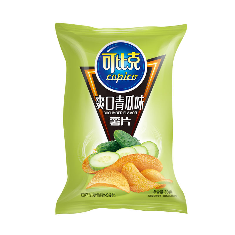 75732-可比克薯片超大包袋装多口味混装休闲零食小吃膨化食品非油炸散装-详情图
