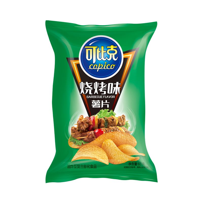 75732-可比克薯片超大包袋装多口味混装休闲零食小吃膨化食品非油炸散装-详情图