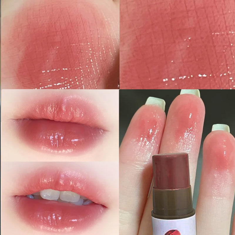 Fruit lip balm ~ lipstick lipstick set moisturizing, hydrating and diluting lip lines as a base for student parties to fake makeup