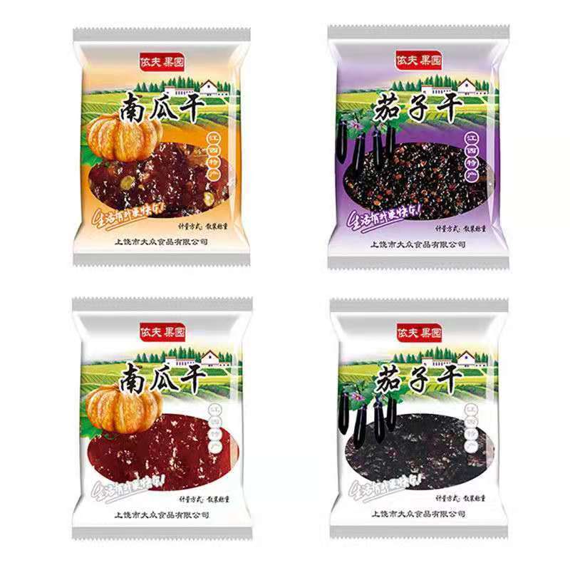 88891-江西上饶特产依夫南瓜干茄子干豆豉果特辣微辣休闲网红零食下饭菜-详情图