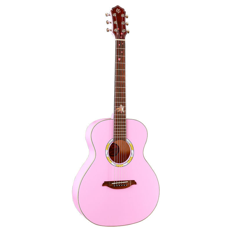 Official flagship Mollo Melo Chen Doudou same style unicorn veneer guitar cute pink girls beginners
