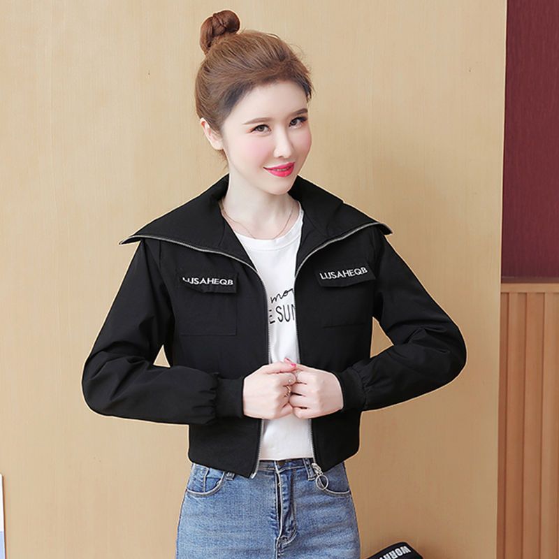 Early Spring Thin Short Jacket Women's Spring 2023 New Korean Style Loose Small Jacket Slim Top